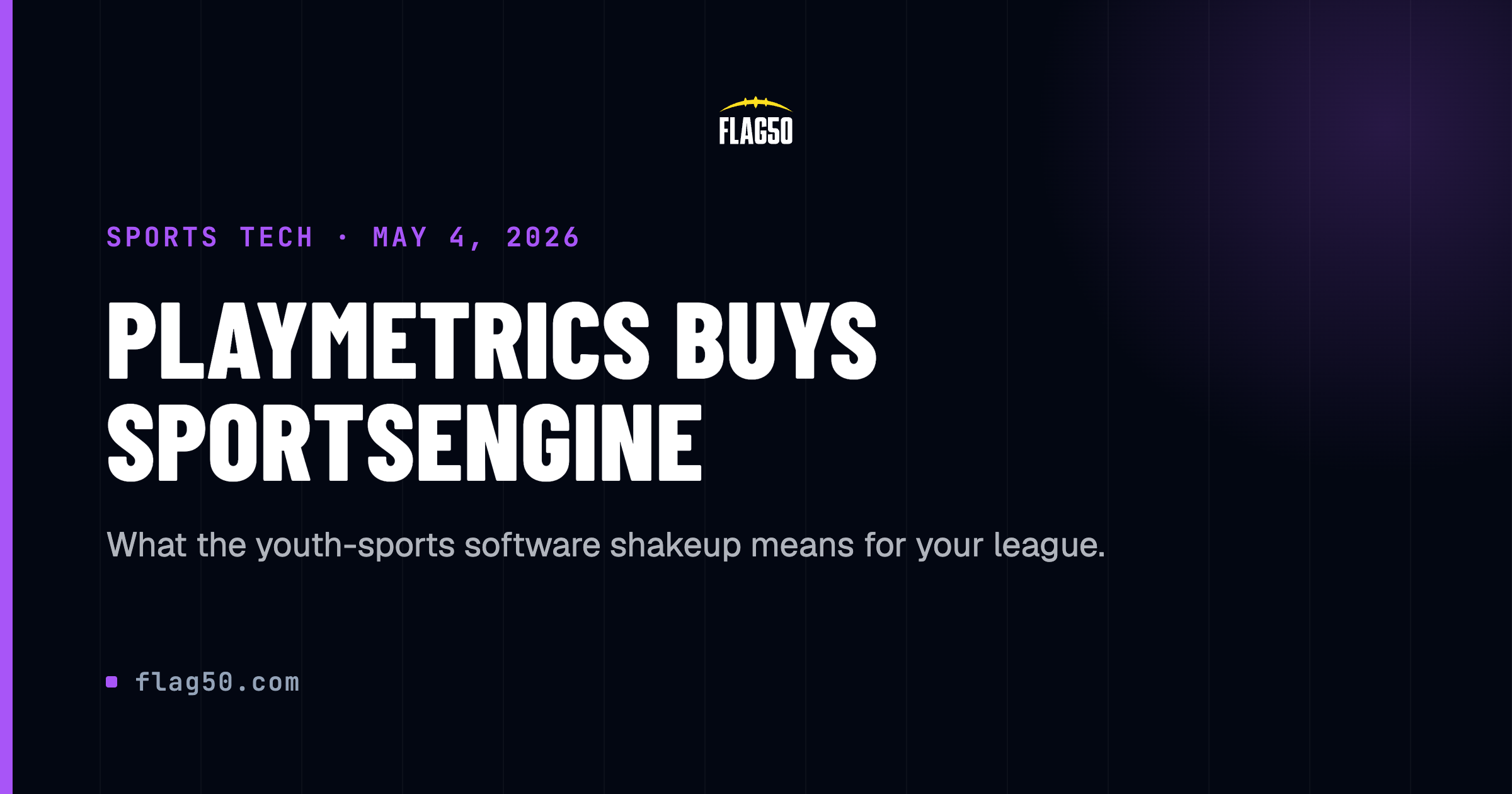 PlayMetrics acquires SportsEngine, youth sports software consolidation